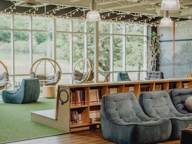 Trinithèque et terrasse